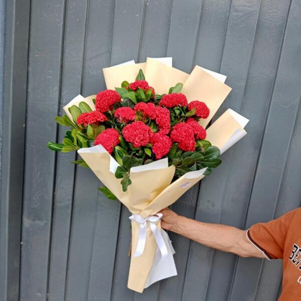Ramo de Flores de Terciopelo - Pasion