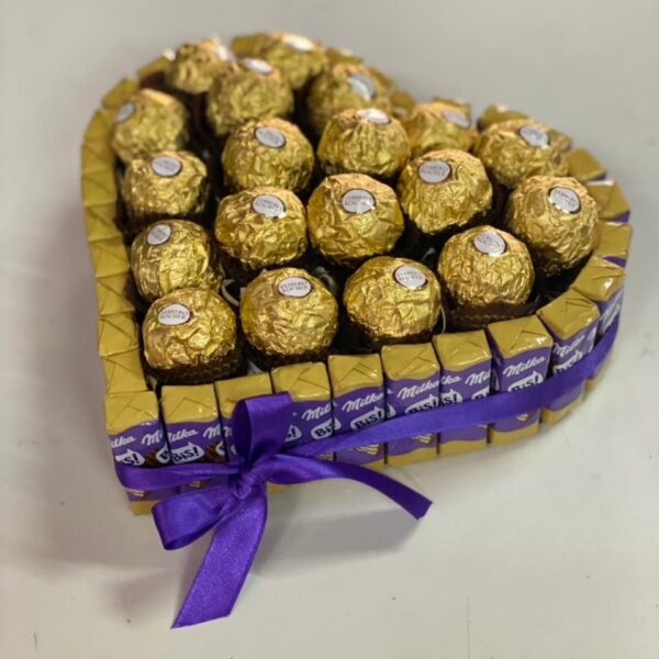 Corazon Milka & Ferrero Rocher