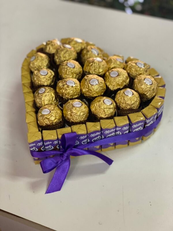 Corazon Milka & Ferrero Rocher