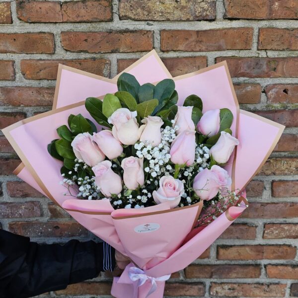 15 Rosas Rosadas Importadas