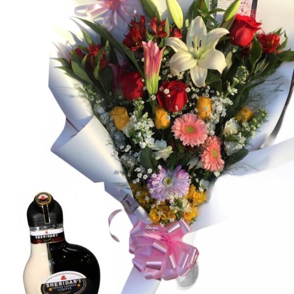 Ramo Multicolor Premium + Licor Sheridan´s 700 ml