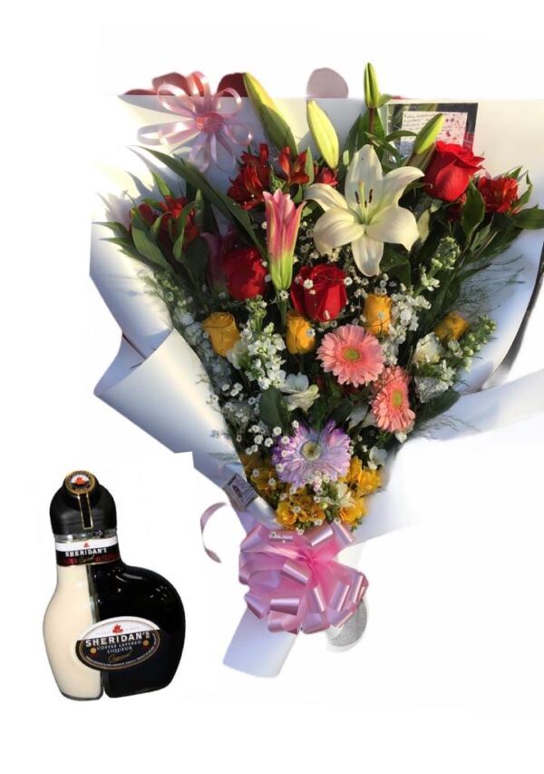 Ramo Multicolor Premium + Licor Sheridan´s 700 ml