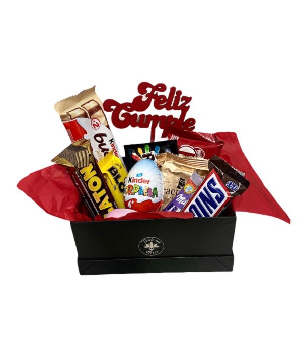 Box Dulce  +  Topper " Feliz Cumple"