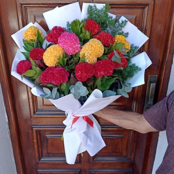 Ramo de Flores de Terciopelo