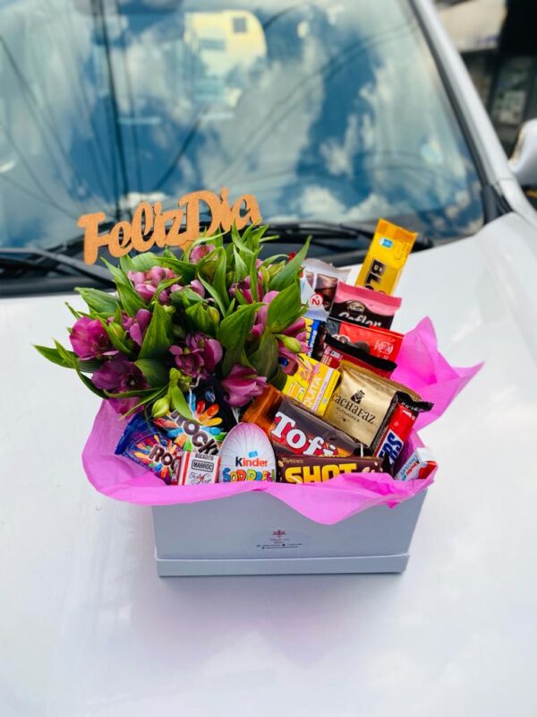 Box Dulce + Topper " Feliz Dia"