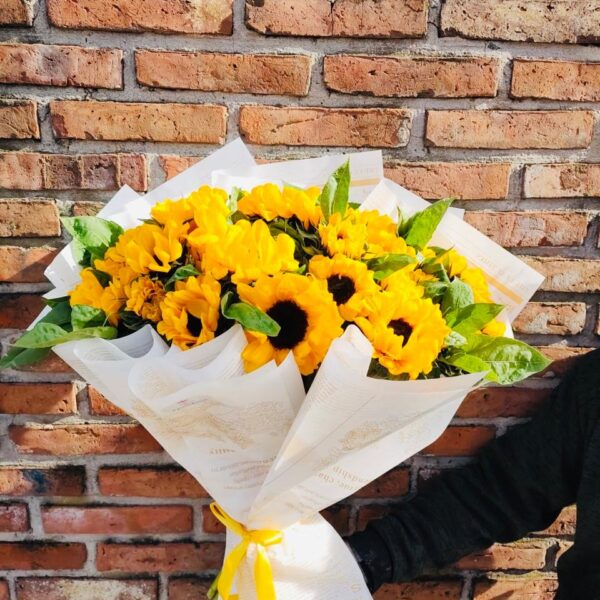 Ramo de 18 Girasoles