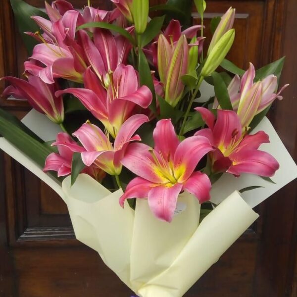 Ramo de Lilium Rosado Perfumado