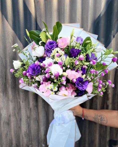 Ramo de Lincianthus + Gonfrenas
