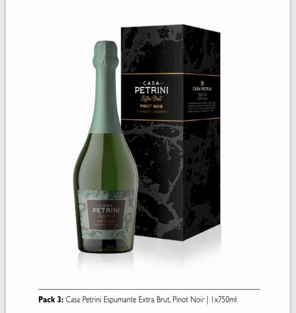 Casa Petrini Espumante Extra Brut, Pinot Noir / x 750 ml