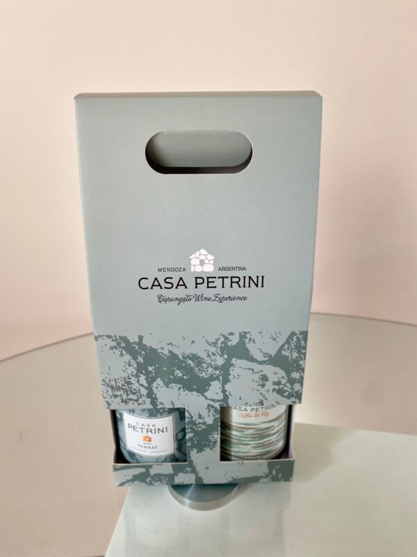 Estuche Casa Petrini Tannat + Casa Petrini Lecho del Rio