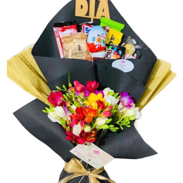 Ramo de Chocolates +  Fresias
