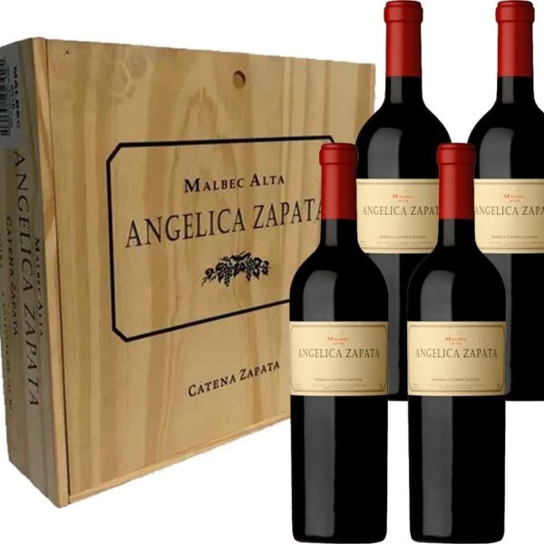 Estuche de Madera x 4 – Angelica Zapata Malbec