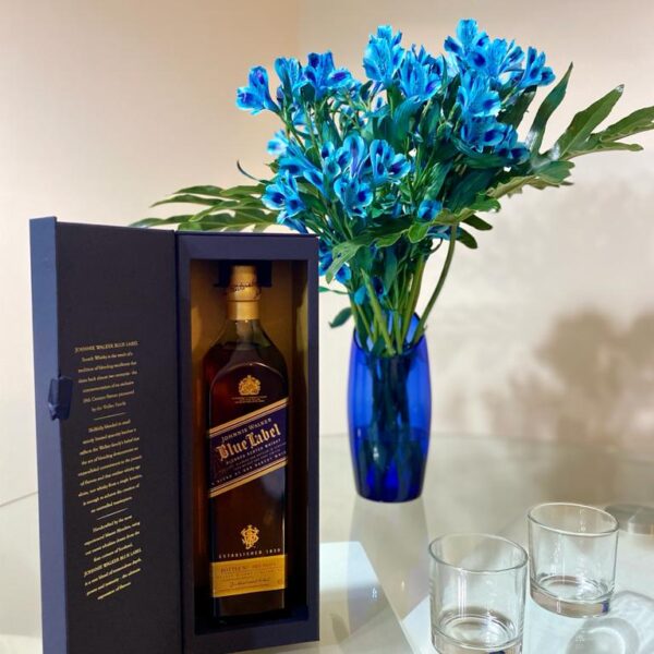 Johnnie Walker Blue Label en Estuche Tiffany