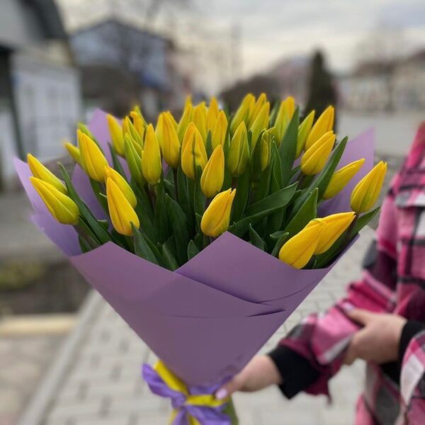Ramo de 36 Tulipanes Amarillos