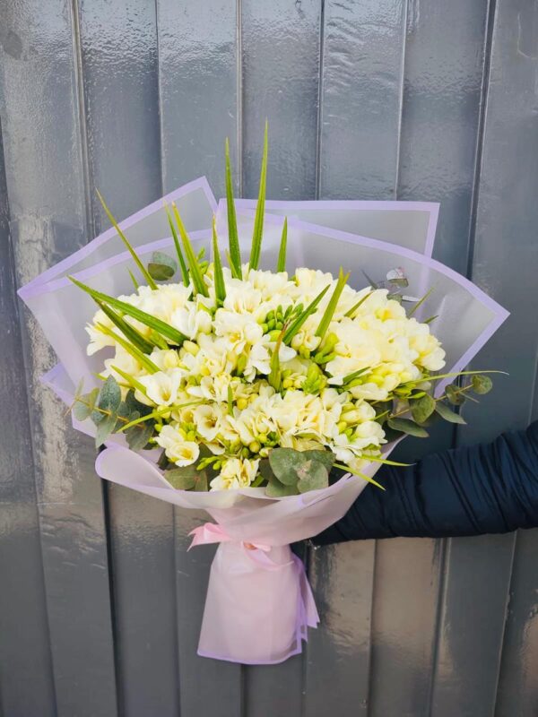 Ramo de 50 Fresias Blancas Perfumadas