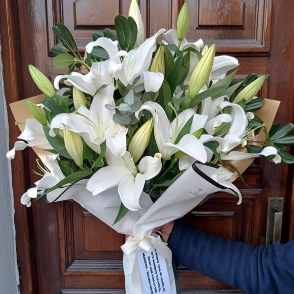 Ramo 12 Liliums Blancos Perfumados