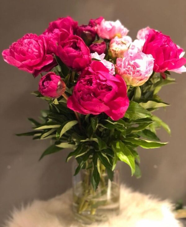 Jarron de Peonias