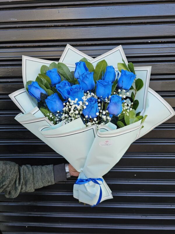 12 Rosas Azules Importadas