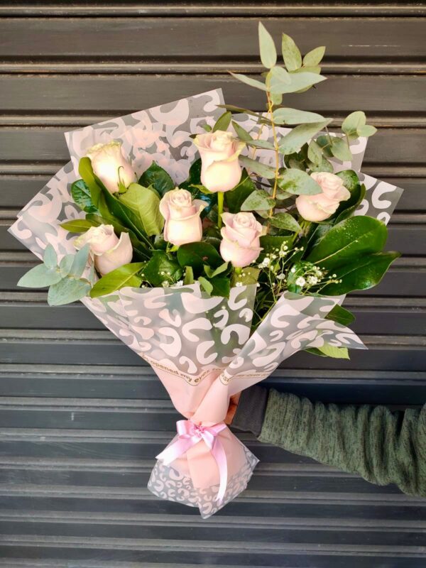 6 Rosas Importadas Rosadas