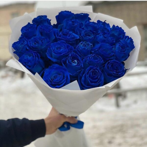Ramo de 24 Rosas Azules Importadas