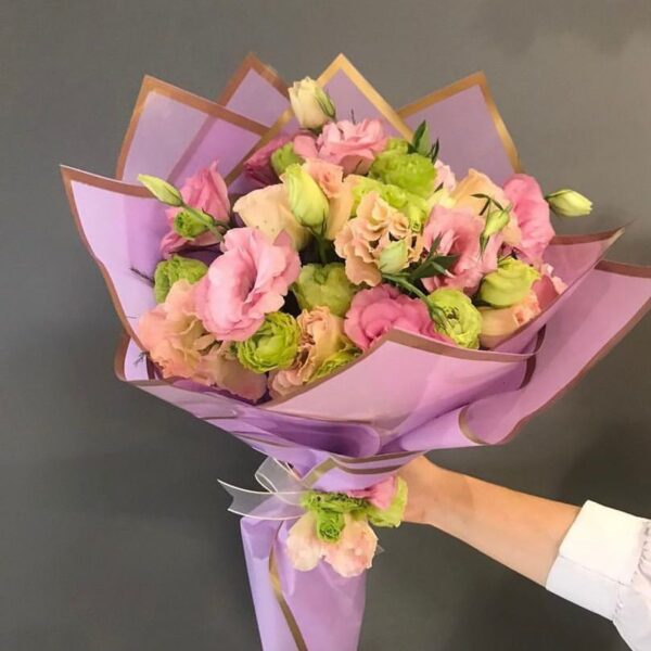 Ramo de Lincianthus Rosado Premium