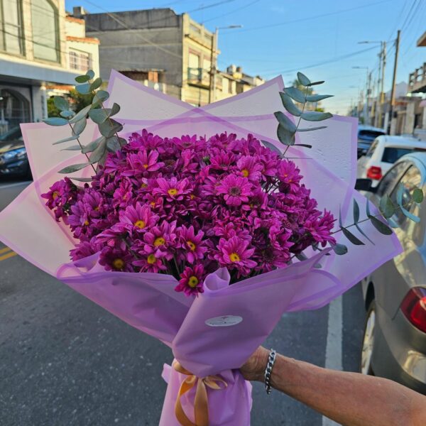 Ramo de Margaritas " Morado Vibrante"
